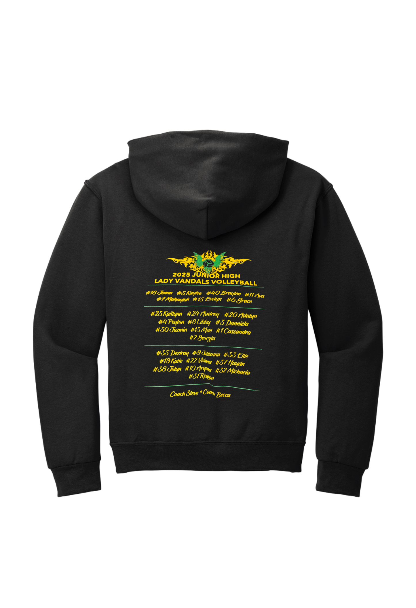 Jr High Volleyball Hoodie