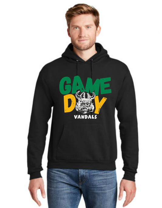 Game Day Hanes® EcoSmart® - Pullover Hooded Sweatshirt